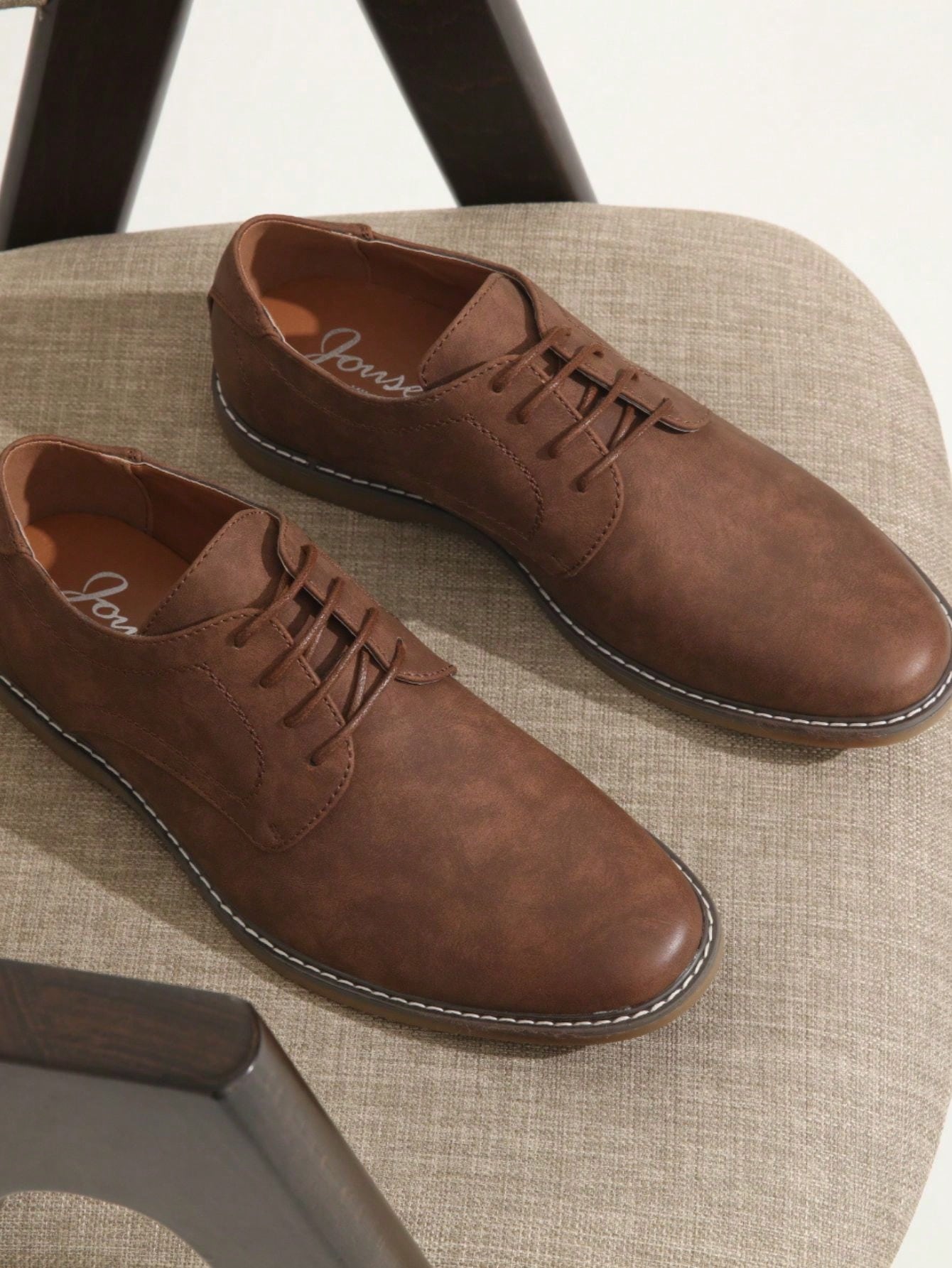 Men'S Shoes Smart - Erkekler için Süet Rahat Ayakkabılar, Kahverengi,